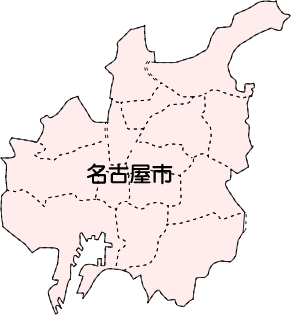 名古屋市の地図