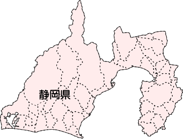 静岡県の地図