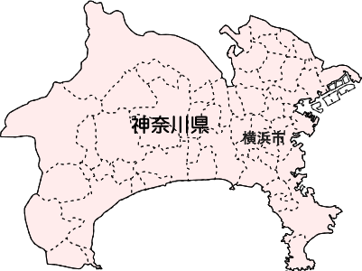 横浜市の地図